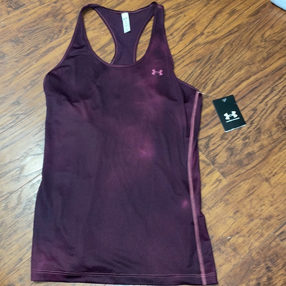 Purple Under Armour tank top